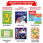 Learnabee Toys for 3 Year Old Boys/Girls | Gift for 3 Year Old Kids | Board Books and Fun Activities | Learning and Educational Toys & Games (1 Box Set) from Metis Learning Solutions Private Limited