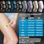 NEENCA Copper Knee Sleeves, Professional Knee Brace with Patella Gel Pads & Side Stabilizers, Premium Compression Support for Knee Pain, Sports, Workout, Arthritis, ACL, Joint Pain Relief - Single by NEENCA