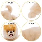16 Inch- Pomeranian Stuffed Animals Toy Dog,Plush Puppy Realistic Cute Toy Dog Present Gift for Girls Boys by CU-MATE