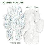 DILIMI Car Seat Head and Body Support, 2-in-1 Car Seat Insert, Soft Cushion for Car Seat, Stroller, Bouncers, Green Leaf from DILIMI