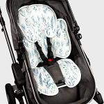 DILIMI Car Seat Head and Body Support, 2-in-1 Car Seat Insert, Soft Cushion for Car Seat, Stroller, Bouncers, Green Leaf from DILIMI