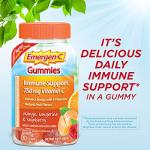 Emergen-C 750mg Vitamin C Gummies for Adults, Immune Support with B Vitamins, Gluten Free, Orange, Tangerine and Raspberry Flavors - 63 Count by GlaxoSmithKline