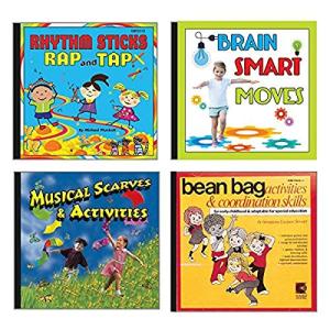 Becker's School Supplies Movement & Music CD Set, (Set of 4) from BECKERS SCHOOL SUPPLIES