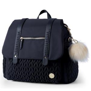 SEWBOO Diaper Bag BackPack Large Capacity Convertible Travel Back Pack lightweight Maternity Baby Changing Bag Waterproof and Stylish with Changing Pad Baby Bag for Mom and Girl by 