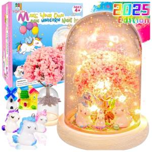 YOFUN Make Your Own Unicorn Night Light - Unicorn Craft Kit for Kids, Arts and Crafts Nightlight Project Novelty for Girl Age 4 to 9 Year Old, Unicorns Gifts for Girls by Y YOFUN
