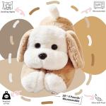 uoozii 22.5" / 4 lbs Dog Weighted Stuffed Animals for Anxiety & Stress Relief - Weighted Plush Animals - Giant Stuffed Animals Comfort Big Plushie Toy Gifts for Kids & Adults (Dog) from uoozii