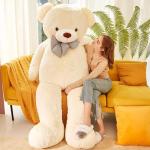 IKASA Giant Teddy Bear Plush Toy Stuffed Animals (White, 70 inches) by Yangzhou Leai Toy& Gift Co.,Ltd.