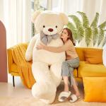 IKASA Giant Teddy Bear Plush Toy Stuffed Animals (White, 70 inches) by Yangzhou Leai Toy& Gift Co.,Ltd.