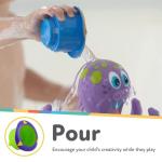 Nuby Splish Splash Cups and Wacky Waterworks Pipes Bath Toys by Nuby