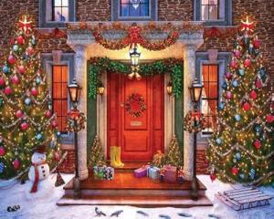 White Mountain Puzzles Christmas Lights, 1000 Pieces Jigsaw Puzzle by White Mountain Puzzles, Inc.