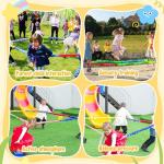 Elastic Fleece Cooperative Stretchy Band Integrations Dynamic Movement Exercise Latex Band Stretchy 12 Feet Creative Movement Prop for Group Activities Special Needs Large Motor Coordination by 