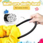 Elastic Fleece Cooperative Stretchy Band Integrations Dynamic Movement Exercise Latex Band Stretchy 12 Feet Creative Movement Prop for Group Activities Special Needs Large Motor Coordination by 