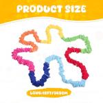 Elastic Fleece Cooperative Stretchy Band Integrations Dynamic Movement Exercise Latex Band Stretchy 12 Feet Creative Movement Prop for Group Activities Special Needs Large Motor Coordination by 