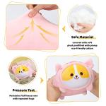 AIXINI Cute Pig Corgi Plush Pillow 8â Piggy Shiba Inu Stuffed Animal, Soft Kawaii Corgi with Pig Outfit Costume, Hugging Plush Squishy Pillow Toy Gifts for Kids by AIXINI
