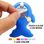 Bath Toys, 8 Pcs Light Up Floating Rubber Animal Toys Set, Flashing Color Changing Light in Water, Baby Infants Kids Toddler Child Preschool Bathtub Bathroom Shower Games Swimming Pool Party from JASNKKONT