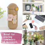 EOOUT Sticky Notes 1.5x2 Inches, 24 Pack Light Colors Self-Stick Pads, Super Sticking Power Small Memo Pads for Notebook Bible Journaling Aesthetic Office Home School Supplies, 80 Sheets/pad by EOOUT