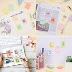 EOOUT Sticky Notes 1.5x2 Inches, 24 Pack Light Colors Self-Stick Pads, Super Sticking Power Small Memo Pads for Notebook Bible Journaling Aesthetic Office Home School Supplies, 80 Sheets/pad by EOOUT