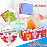Baby Tissue Box Toy Montessori Toys for Babies 6-12 Months Infant Toys 7 8 9 Month Old Baby Sensory Toys Magic Tissue Box with Crinkle Toys Scarves Developmental Gift for 1 2 Year Old Boys Girls from Thremhoo