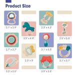 Baby Toys 3-6 Months Baby Rattle Teething Toys for Babies 0-6-12 Months 10PCS, Multisurface Texture Teethers with Storage Box, Baby Toys 6 to 12 Months Infant Toys Newborn Toys Baby Gifts by CubicFun