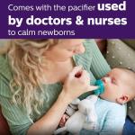 Philips Avent Soothie Snuggle Pacifier Holder with Detachable Pacifier, 0m+, Elephant, SCF347/03 from Philips Avent