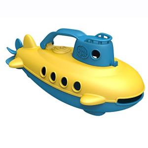 Green Toys Submarine - BPA, Phthalate Free Blue Watercraft with Spinning Rear Propeller Made from Recycled Materials. Safe Toys for Toddlers by Green Toys