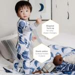 Burt's Bees Baby baby boys Unisex Pajamas, Zip-front Non-slip Footed Pjs, Organic Cotton and Toddler Sleepers, Indigo Hello Moon, 18 Months US from Burt's Bees Baby