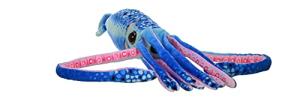 Wild Republic Wr Print Squid Plush, Stuffed Animal, Plush Toy, Gifts for Kids, Blue, 22" from Wild Republic