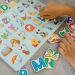 Melissa & Doug Disney Wooden Peg Puzzles Set: Letters, Numbers, and Shapes and Colors by Melissa & Doug