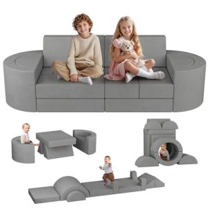 Betterhood Play Couch Sofa for Kids Imaginative Furniture Play Set for Creative Kids,Toddler to Teen Bedroom Furniture,Girls and Boys Playroom Sofa Large from Betterhood