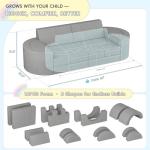 Betterhood Play Couch Sofa for Kids Imaginative Furniture Play Set for Creative Kids,Toddler to Teen Bedroom Furniture,Girls and Boys Playroom Sofa Large from Betterhood