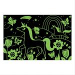 Mudpuppy Unicorns Glow-In-The-Dark Puzzle, 100 Pieces â Age 5+, 18â x 12â, Perfect for Family Time, Finished Puzzle Shows Vibrant Illustrations of Unicorns (9780735345751), 1 ea from Mudpuppy