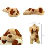26.8 inch 5 lbs Dog Weighted Stuffed Animals for Anxiety and Stress Relief, Large Weighted Plush Animal, Cute Plush Toy Pillow, Gifts for Adults, Kids, Boys and Girls from YESGIRL