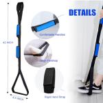 Homymusy Leg Lifter Strap Multi-Loop 41 Inches with Handles -Mobility Aids for Disabled and Elderly,Durable Tool for Hip and Knee Surgery Recovery Kit,Wheelchair from Yueer llc
