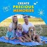 SplashEZ 89ââ Extra Large Splash Pad for Kids and Dogs Great Outdoor Toys for Toddlers 1-3 and Kids Ages 4-8 | Wading Pool for Backyard Sprinkler for Kids | Pool Plastic Dog Water Summer Toys from SplashEZ