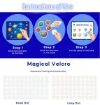 Preschool Montessori Toys for Toddlers, Space Busy Book Learning Toys for Kids Toddlers Preschool Learning Activities, Autism Sensory Educational Toys for Boys & Girls Christmas Birthday Gifts from REHALY