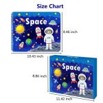 Preschool Montessori Toys for Toddlers, Space Busy Book Learning Toys for Kids Toddlers Preschool Learning Activities, Autism Sensory Educational Toys for Boys & Girls Christmas Birthday Gifts from REHALY