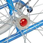 ENCAREFOR 19.5lbs Ultra Lightweight Wheelchair with Ergonomic Backrest, 20" Wide Seat Wheelchair for Adults, Foldable Portable Magnesium Self-propelled Wheelchair with Travel Bag 2-in-1 Holder Blue by ENCAREFOR