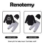 Baby Boy Clothes Newborn Boy Outfits Set New to The Crew Outfits Baby Boy Clothes 0-3 Months Gray by 