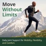 Glucosamine with Chondroitin Turmeric MSM Boswellia. Supports Occasional Joint Discomfort Relief. Helps Inflammatory Response, Antioxidant Properties. Supplement for Back, Knees, Hands. 90 Capsules by Vimerson Health