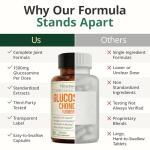 Glucosamine with Chondroitin Turmeric MSM Boswellia. Supports Occasional Joint Discomfort Relief. Helps Inflammatory Response, Antioxidant Properties. Supplement for Back, Knees, Hands. 90 Capsules by Vimerson Health