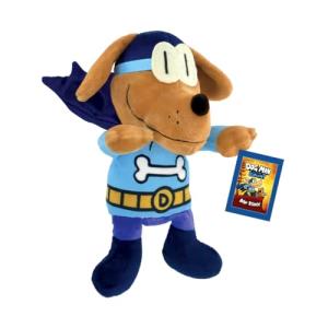 MerryMakers Dog Man Bark Knight Plush Toy, 9-Inch, from Dav Pilkey's Dog Man Book Series by MerryMakers