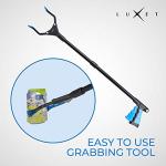 Grabber Reacher Tool, [Newest Version] Long 32â Steel Foldable Pick Up Stick with Strong Grip Magnetic Tip for Store Shelves, Lightweight Trash Picker Claw Reacher Grabber Tool for Elderly - by Luxet from Luxet