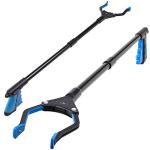 Grabber Reacher Tool, [Newest Version] Long 32â Steel Foldable Pick Up Stick with Strong Grip Magnetic Tip for Store Shelves, Lightweight Trash Picker Claw Reacher Grabber Tool for Elderly - by Luxet from Luxet