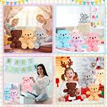 7 Packs 14 Inch Plush Bear Stuffed Animals Plush Toys Soft Cute Stuffed Dolls Birthday Party Decorations (Bright Colors) by Zomiboo
