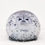 MerryXD Chubby Blob Seal Pillow,Stuffed Cotton Plush Animal Toy Cute Ocean Large(23.6 in) from MerryXU