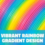 Rhode Island Novelty 7" (175MM) Rainbow Jumbo Coil Spring by Novelties Wholesale Inc