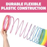 Rhode Island Novelty 7" (175MM) Rainbow Jumbo Coil Spring by Novelties Wholesale Inc