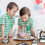 Watercolor Video Game Party Invites - 20 Set Fill-in Invitations with Envelopes for Boys Game Theme Birthday Party Supplies Double-Sided Printed Invitation Cards by WERNNSAI