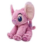 Disney Store Official Angel Medium Soft Toy, Lilo & Stitch, Kids Fluffy Plush Character with Flexible Ears and Embroidered Features - Medium 15 3/4 inches - Suitable for Ages 0+ from Disney
