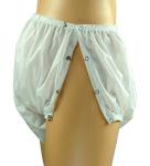 ObboMed MT-3312G "New Larger Leg Circumference" Snap-On Reusable Washable , Waterproof Incontinent Underpants, Cover-up Diaper for Patients, Elders, Adult Men and Women â White (L: 34 â 40 inches) from ObboMedÂ® Group